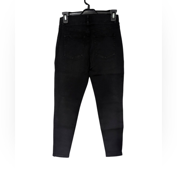 Betabrand Black 4 Pocket Skinny Leg Yoga Denim Jeans XS Short Petite NWOT - Picture 2 of 9